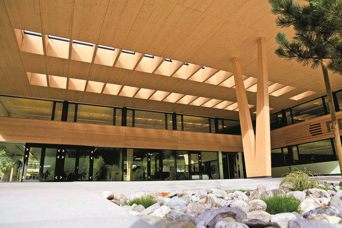 Firmenzentrale Pfeifer Holz &copy; Pfeifer Holz GmbH & Co KG, Architektur: Florian Lutz, Daniela Amann